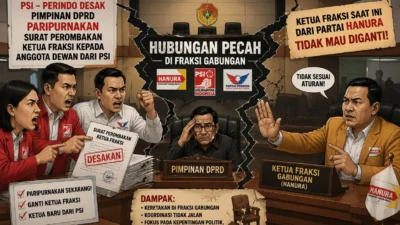 Perombakan Fraksi Hanura-PSI-Perindo Belum Bisa Dilakukan, Masa Bakti DPRD jadi Kendala Utama