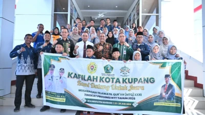 Sekda Kota Kupang Lepas Kontingen MTQ XXXI NTT, 23 Peserta Siap Berlaga di Nagekeo