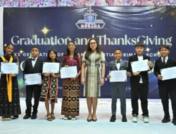 Kembali ke Almamater, Wakil Wali Kota Kupang Serena Francis Beri Motivasi pada 71 Lulusan SDK Hosana